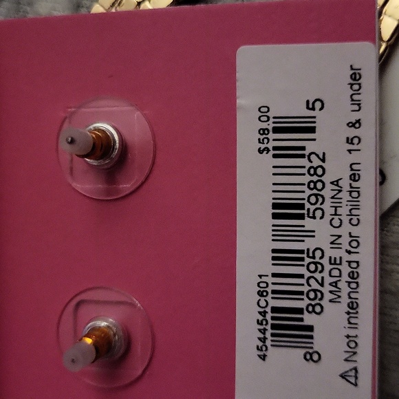 Betsey Johnson candy cane linear BNWT - Picture 3 of 3